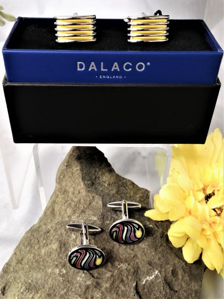Dalico Cufflinks with Various Designs ranging from £15.00 to £40.00.